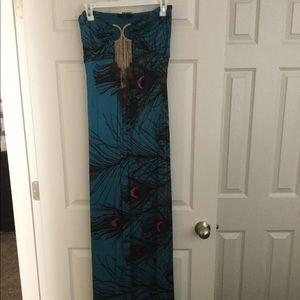 BNWT Tropical Maxi Dress